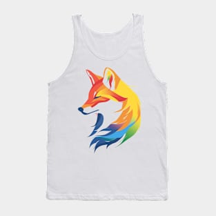 Rainbow  Fox Tank Top